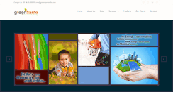 Desktop Screenshot of greenflameindia.com